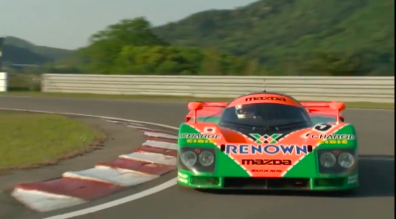 Mazda 787B test voor terugkeer