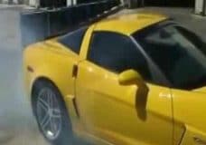 Corvette Z06 Burnout Fail!