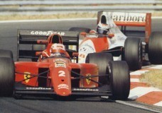 F1 Battle - Nigel Mansell vs Gerhard Berger Mexico 1990