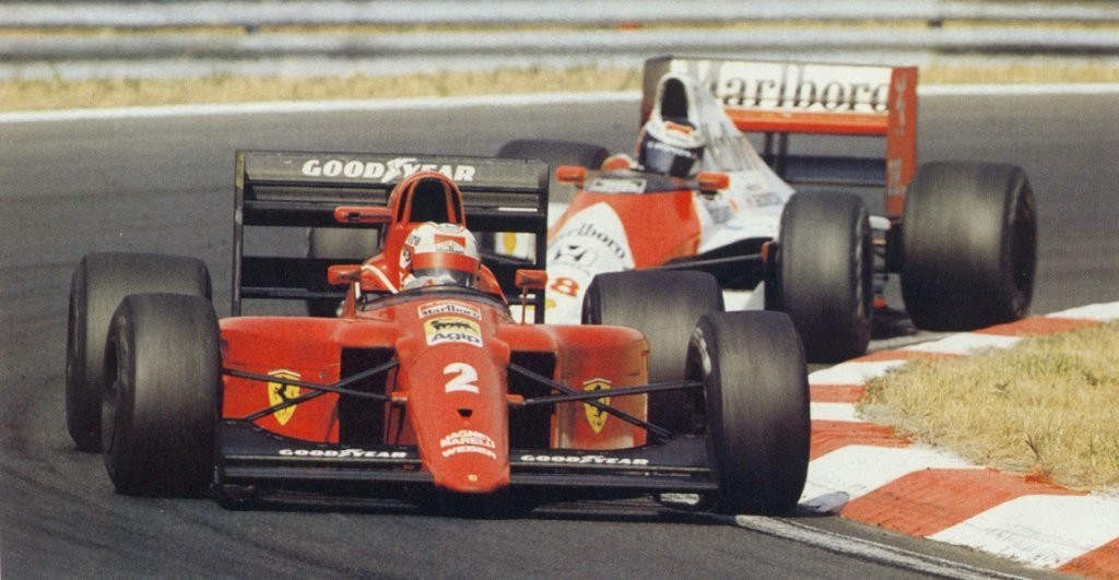 F1 Battle - Nigel Mansell vs Gerhard Berger Mexico 1990
