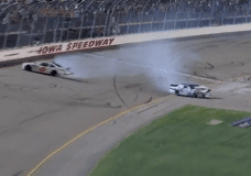 Bizarre NASCAR finish in Iowa
