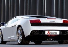 Lamborghini Gallardo met Akrapovic Uitlaat