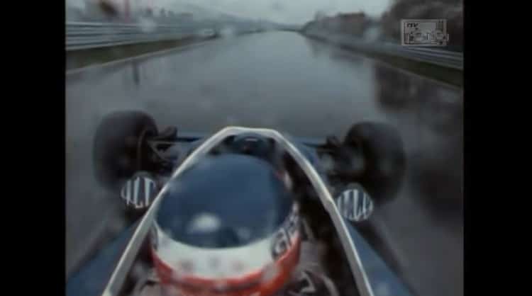 Patrick Depailler op Montreal in Tyrrell 008