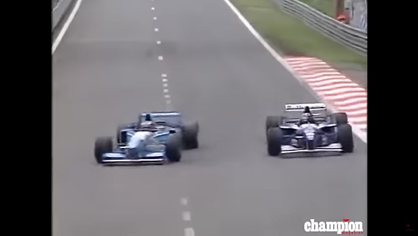 F1 Battle – Schumacher vs Hill Spa 1995