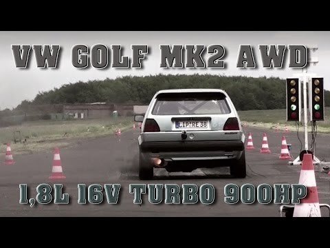 VW Golf MK2 1.8 met 920 pk
