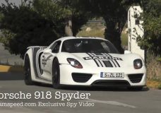 918 Spyder test in Spanje