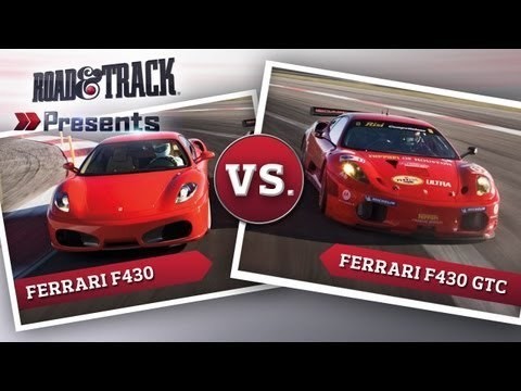 Ferrari F430 vs Ferrari F430 GTC
