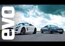 EVO track battle: AM DBS Volante vs Mercedes SLS AMG Roadster