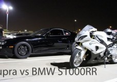 Toyota Supra vs BMW S1000RR
