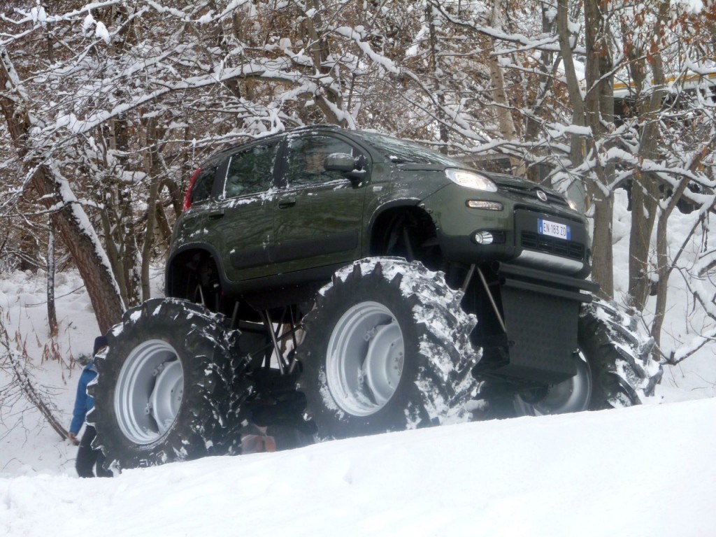 Wie heeft er een Fiat Panda Monster Truck gebouwd?