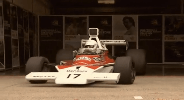 Martin Brundle test de McLaren M23