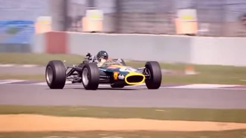 Martin Brundle test de Lotus 49