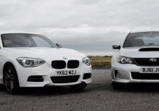 BMW M135i vs Subaru WRX STi