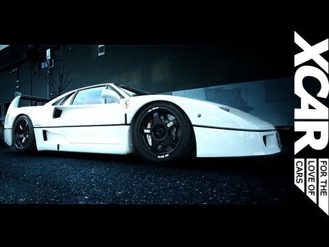Ferrari F40 in het wit
