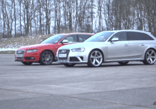 DRIVE - Tuned Audi S4 vs 2013 Audi RS4