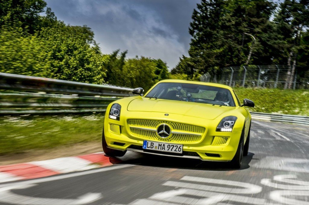 Mercedes SLS Electric Drive Nordschleife Lap