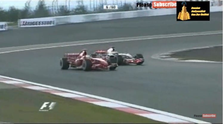 Alonso vs Massa Nurburgring 2007