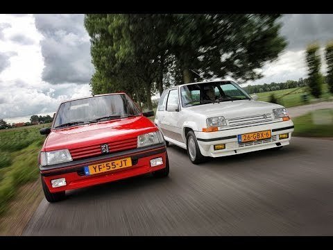 VIDEO: Peugeot 205 GTi vs Renault 5 GT Turbo