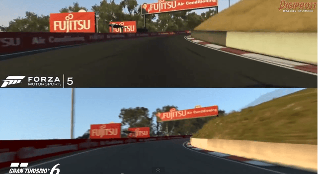 Forza 5 vs GT6 - Bathurst Vergelijking