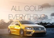 Volkswagen CC R-Line Gold Wrap