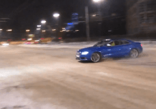 Enorme RS5 Drift is bijna perfect