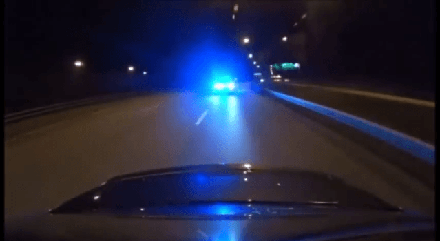 Mercedes C63 AMG Dolt Politie