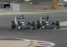 Hamilton vs Rosberg Bahrain 2014