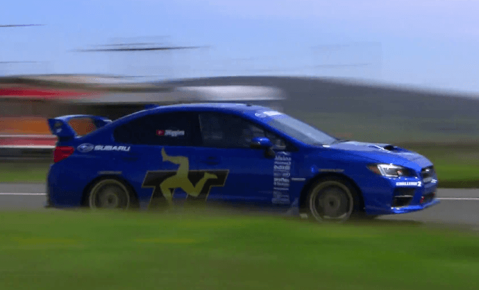 Subaru zet ronderecord Isle of Man scherper