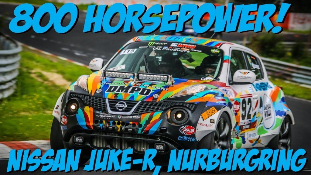 800 pk Nissan Juke-R op de Nordschleife