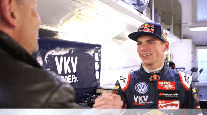 Verstappen geeft F1 demo tijdens VKV City Racing