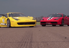Ferrari 458 Challenge Evo & 458 Speciale on track