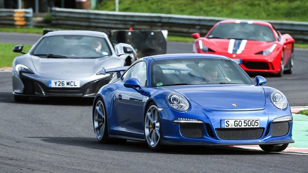 Ferrari 458 Speciale vs McLaren 650S vs Porsche 911 GT3