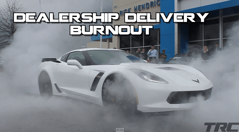 Wat doe je met een nieuwe Corvette Z06? Burnout en tunen natuurlijk
