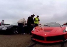 LaFerrari vs Bugatti Veyron Dragrace