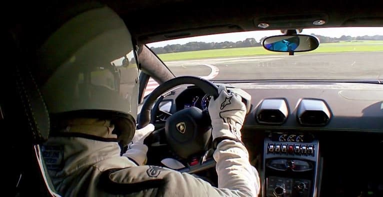 Onboard bij The Stig in de Lamborghini Huracán