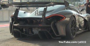 McLaren P1 GTR gefilmd op Spa-Francorchamps
