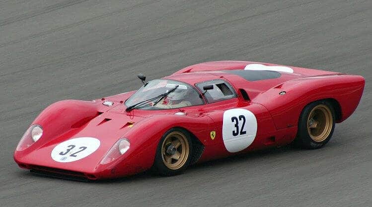 1969 Ferrari 312P op Monza