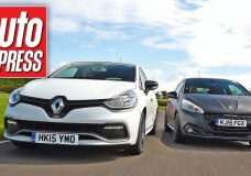 Renault Clio RS 220 Trophy vs Peugeot 208 GTi-compressed