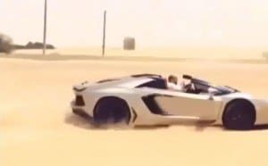 Off-Road met een Lamborghini Aventador