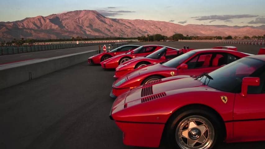 Ferrari Hypercars dragrace