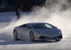 Lamborghini Huracan having fun