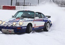 Porsche 911 Rally sneeuw drift Nurburgring