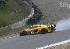 McLaren P1 GTR spint in Corkscrew