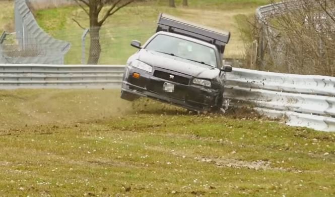 Nissan Skyline GT-R R34 Crash Nordschleife