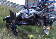 Aftermath Koenigsegg One-1 crash op de Nordschleife
