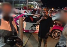 Lambo-eigenaar deelt klappen uit nadat hij heeft verloren van R32 Skyline