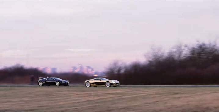 Rimac One vs Bugatti Veyron