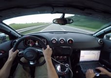 Audi TTRS Real time mapping