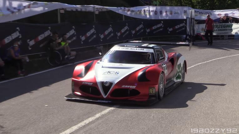 Alfa Romeo 4C met V8-motor