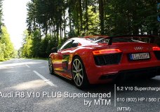 Supercharged Audi R8 V10 Plus 0-324 kmh